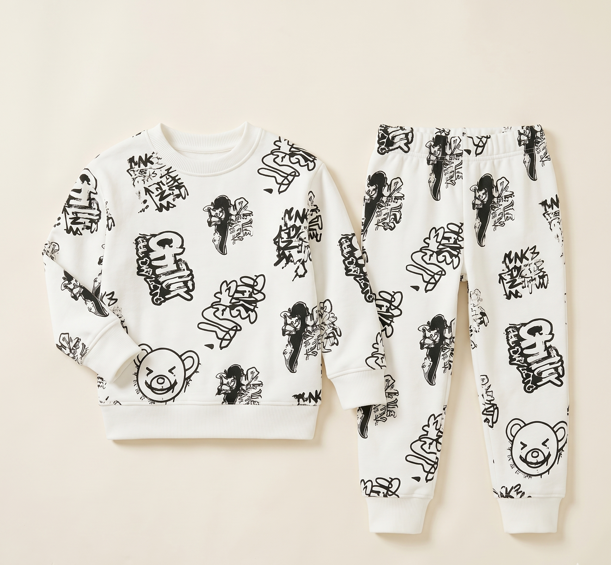 Printed Graphic Shirt & Trouser