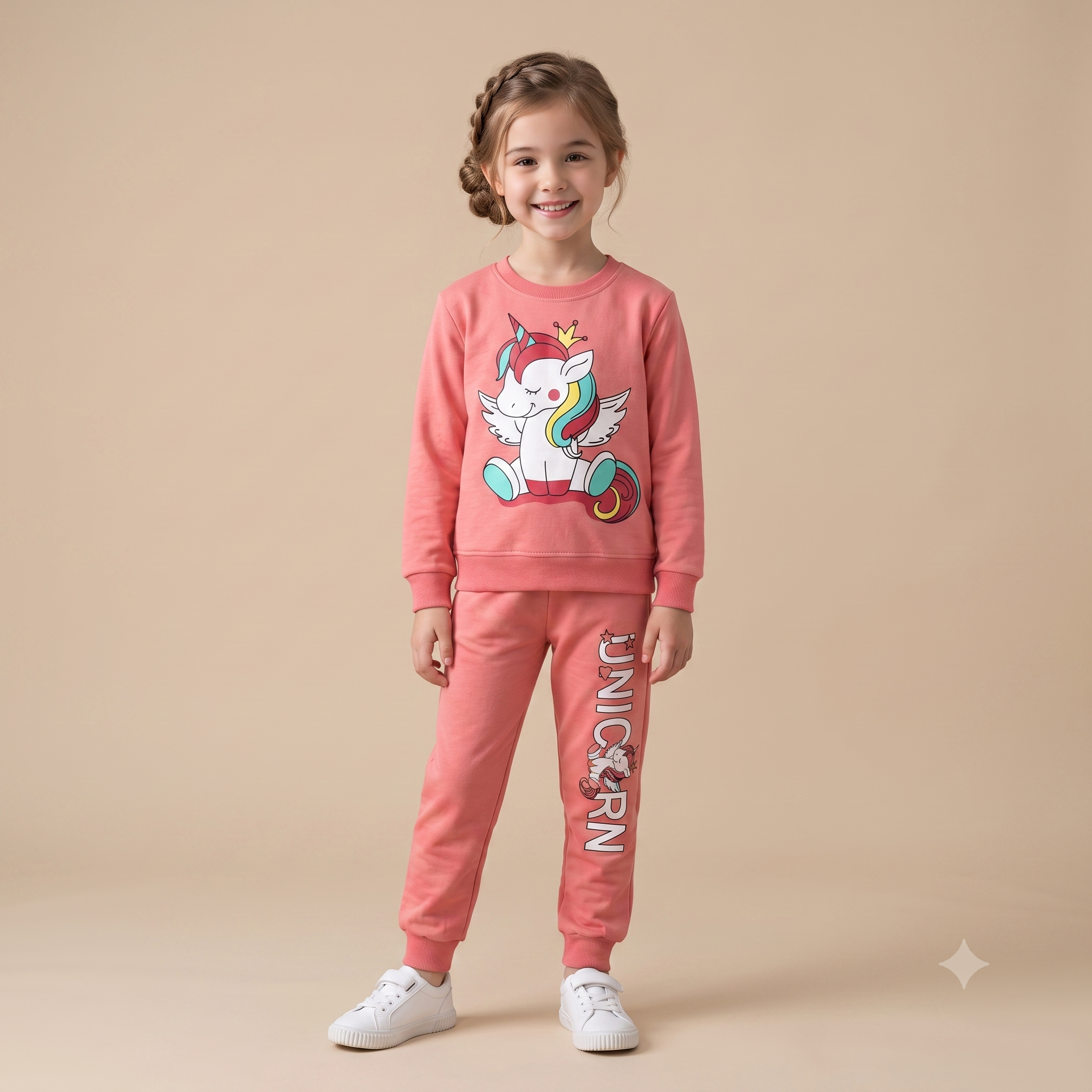 Graphically printed Unicorn trouser shirt
