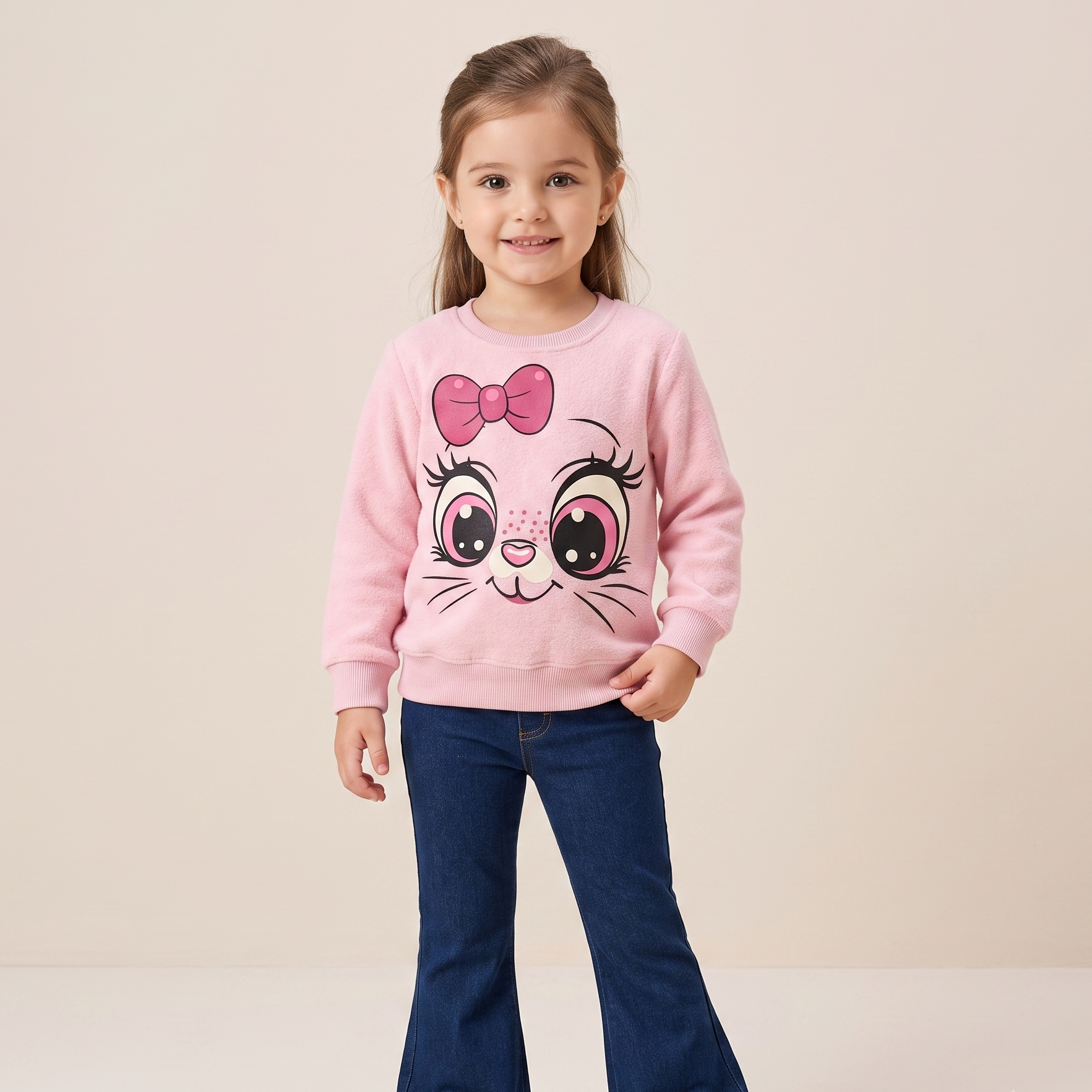 Girl Printed Sweatshirt