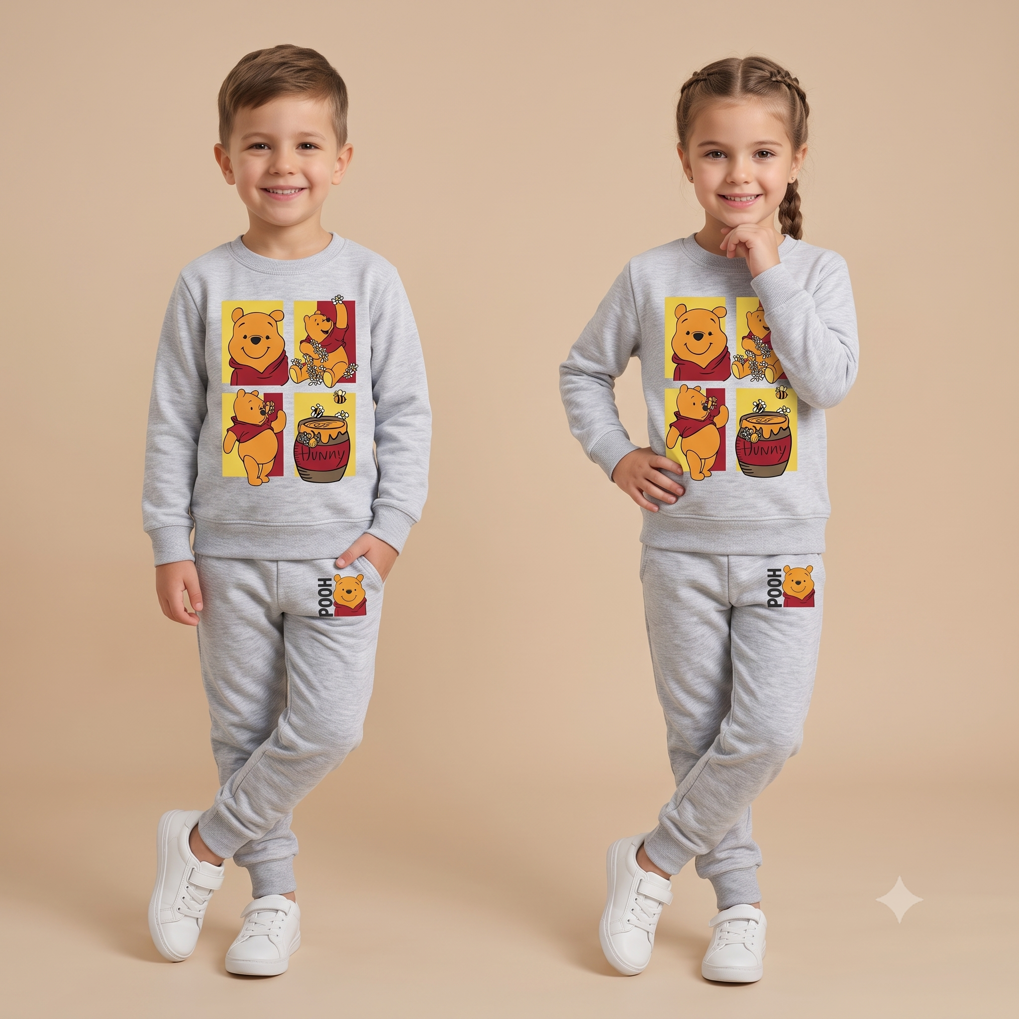 Unisex Pooh bear Trouser shirt