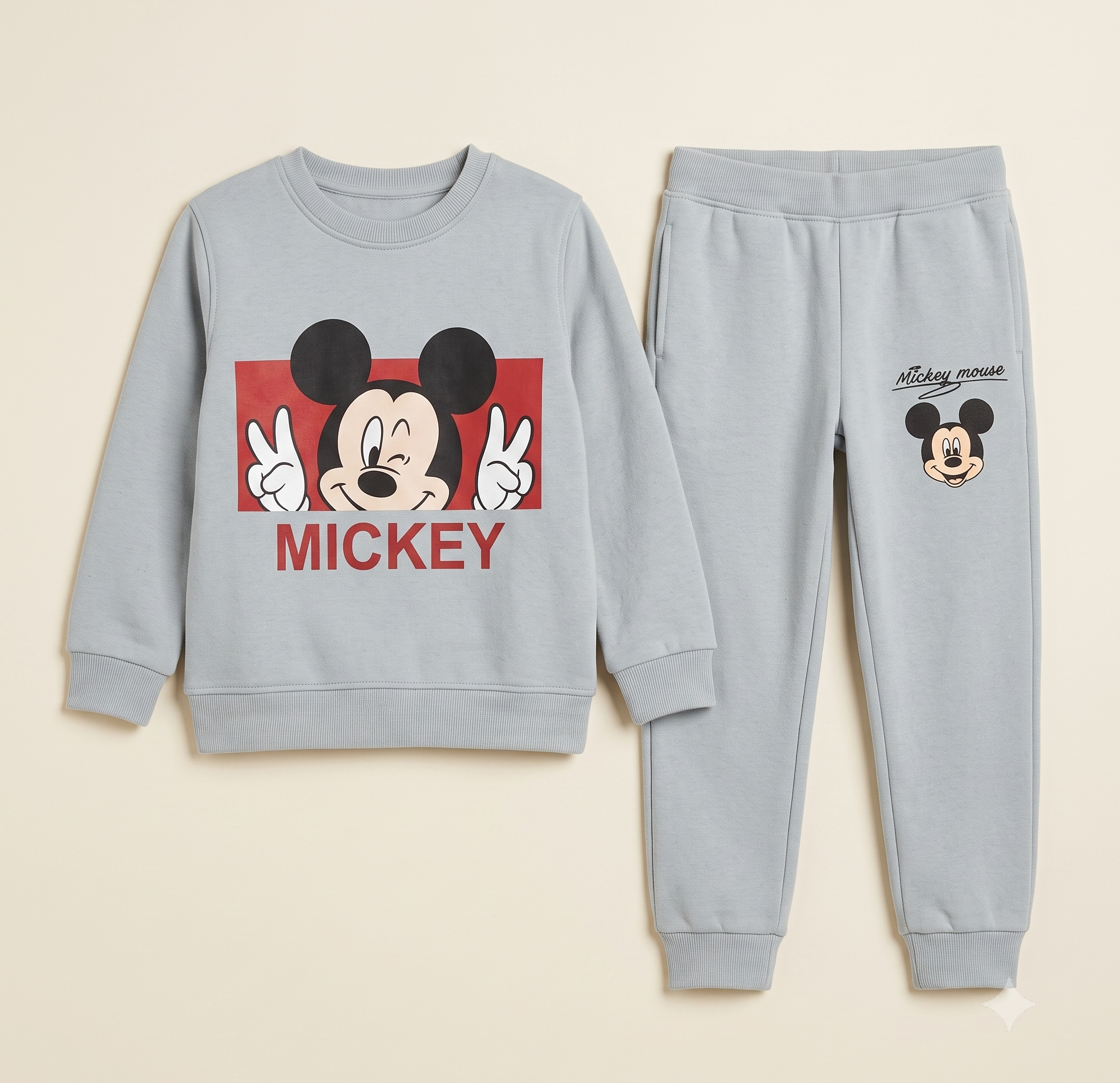 Unisex Mickey mouse trouser shirt