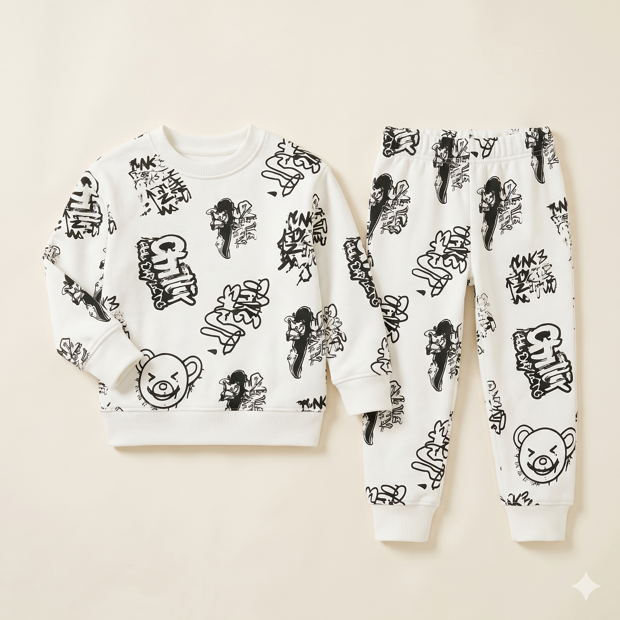 Printed Graphic Shirt & Trouser