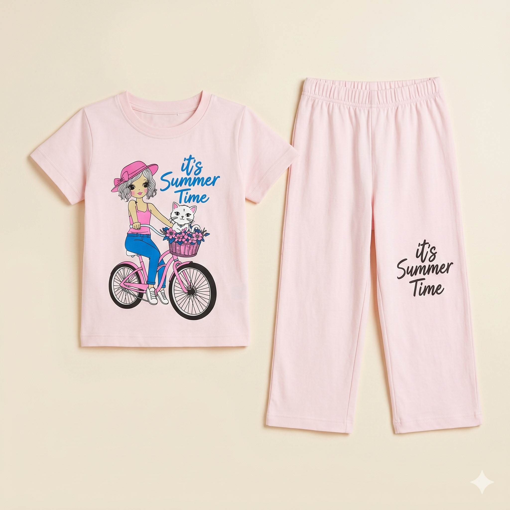 Summer time Trousers shirt