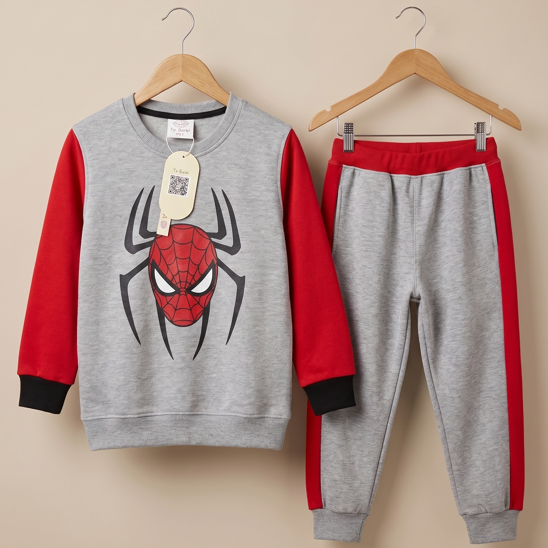Spiderman Gray Trouser Shirt
