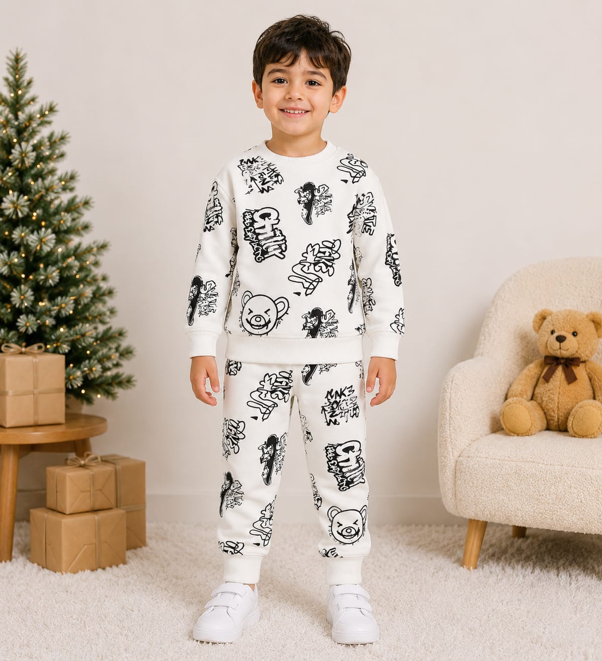 Printed Graphic Shirt & Trouser