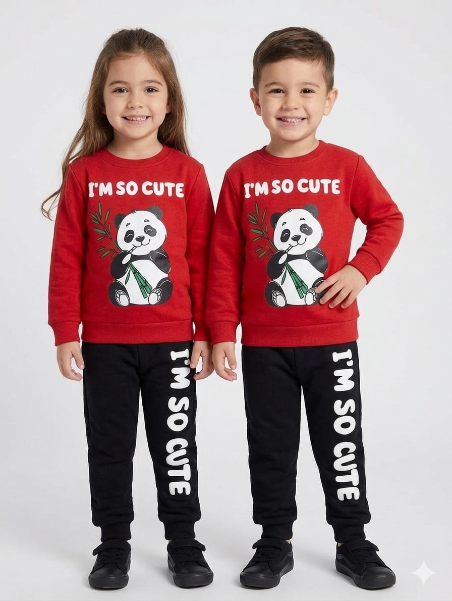 Unisex Cute panda Tracksuit